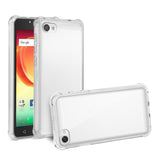 Reiko Alcatel Crave Clear Bumper Case with Air Cushion Protection in Clear | MaxStrata