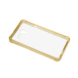 Reiko Alcatel One Touch Fierce XL Clear Bumper Case with Air Cushion Protection in Clear Gold | MaxStrata