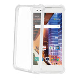 Reiko LG X Style (Tribute HD) Bumper Case with Air Cushion Protection in Clear | MaxStrata