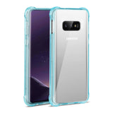 Reiko Samsung Galaxy S10 Lite (S10E) Clear Bumper Case with Air Cushion Protection in Clear Navy | MaxStrata