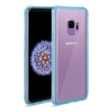 Reiko Samsung Galaxy S9 Clear Bumper Case with Air Cushion Protection in Clear Navy | MaxStrata