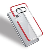 Reiko Samsung Galaxy S8 Edge /S8+ /S8+/ S8 Plus Soft Transparent TPU Case in Clear Red | MaxStrata