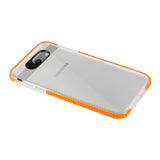 Reiko Samsung Galaxy J7 V (2017) Soft Transparent TPU Case in Clear Orange | MaxStrata