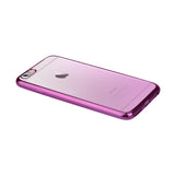 Reiko iPhone 6 Plus Frame Gradient Clear Glitter Case in Purple | MaxStrata