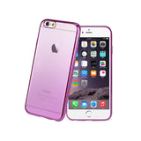 Reiko iPhone 6 Plus Frame Gradient Clear Glitter Case in Purple | MaxStrata