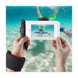 Reiko Waterproof Case for 4.7 Inches Devices with Floating Adjustable Wrist Strap in White | MaxStrata