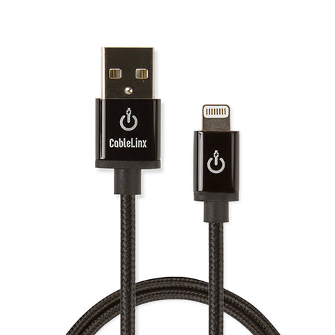 CableLinx Elite 36" Apple MFi Certified Lightning to USB-A Charge & Sync Braided Cable | MaxStrata®