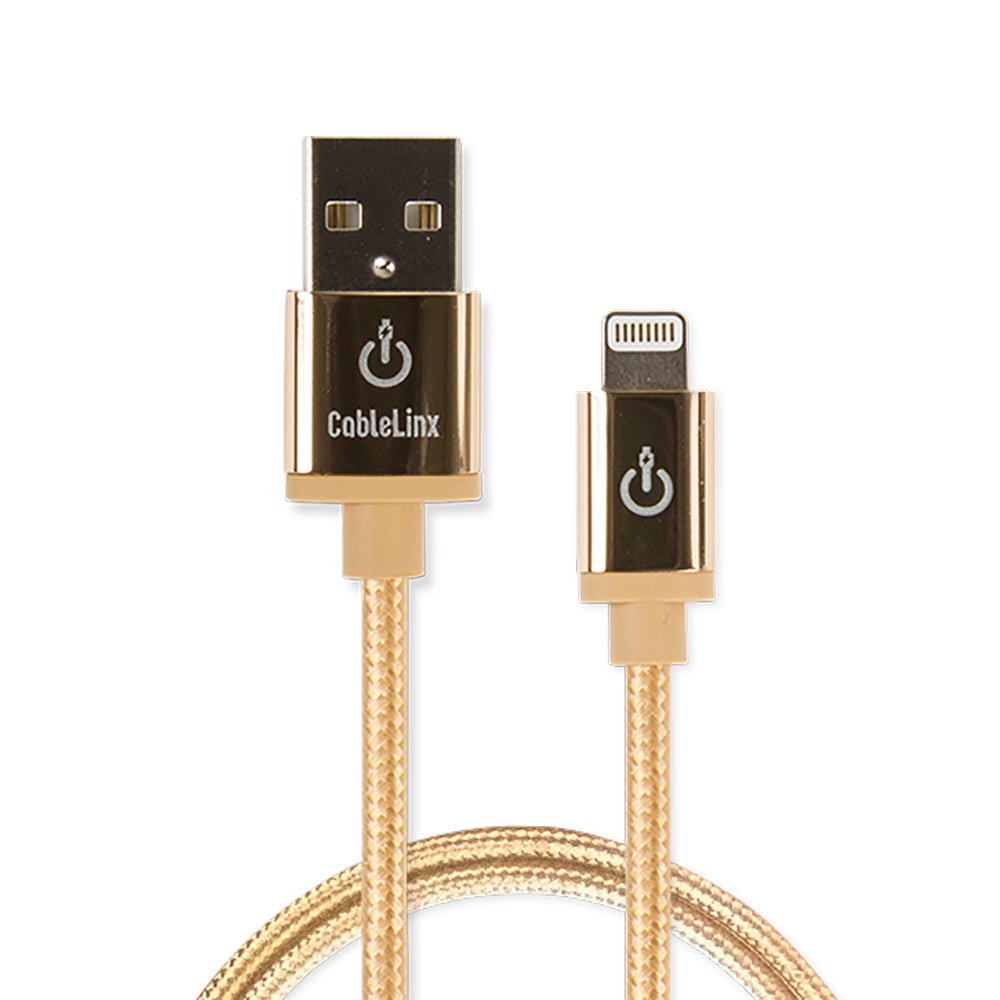 CableLinx Elite 36" Apple MFi Certified Lightning to USB-A Charge & Sync Braided Cable | MaxStrata®