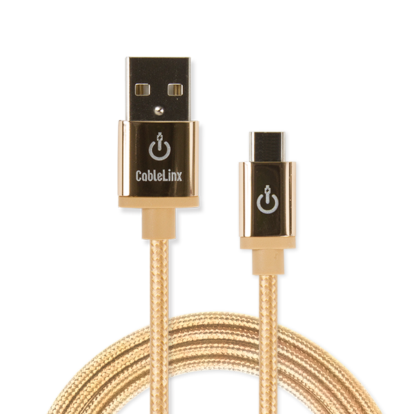 CableLinx Elite 72" Micro to USB-A Charge & Sync Braided Cable | MaxStrata®