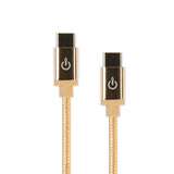 CableLinx Elite 8" USB-C to USB-C Charge & Sync Braided Cable | MaxStrata®