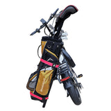 GolfEbikes Golf eBike with Bag Carrier Attachment - UL2849, Foldable & Comfortable Ride | MaxStrata®