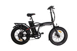 GlareWheel Rebel EB-RE Black Foldable Electric Bike - Up to 28MPH | MaxStrata®