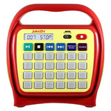 HamiltonBuhl Juke24 - Portable, Digital Jukebox - CD Player & Karaoke Function - Red/Yellow | MaxStrata®