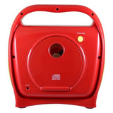 HamiltonBuhl Juke24 - Portable, Digital Jukebox - CD Player & Karaoke Function - Red/Yellow | MaxStrata®