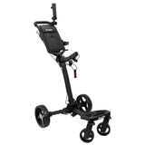 Axglo FlipNGo Pro Golf Push Cart - 4-Wheel - Patented 1-Step Folding System | MaxStrata®