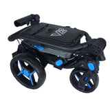 Axglo V2 Golf Push Cart - 3-Wheel - Patented 1-Step Folding System | MaxStrata®