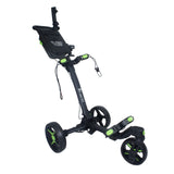 Axglo V2 Golf Push Cart - 3-Wheel - Patented 1-Step Folding System | MaxStrata®