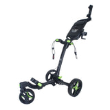 Axglo V2 Golf Push Cart - 3-Wheel - Patented 1-Step Folding System | MaxStrata®