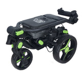 Axglo V2 Golf Push Cart - 3-Wheel - Patented 1-Step Folding System | MaxStrata®