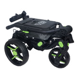 Axglo V2 Golf Push Cart - 3-Wheel - Patented 1-Step Folding System | MaxStrata®