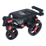 Axglo V2 Golf Push Cart - 3-Wheel - Patented 1-Step Folding System | MaxStrata®