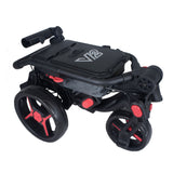 Axglo V2 Golf Push Cart - 3-Wheel - Patented 1-Step Folding System | MaxStrata®