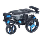 Axglo V2 Golf Push Cart - 3-Wheel - Patented 1-Step Folding System | MaxStrata®