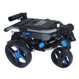 Axglo V2 Golf Push Cart - 3-Wheel - Patented 1-Step Folding System | MaxStrata®