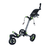 Axglo V2 Golf Push Cart - 3-Wheel - Patented 1-Step Folding System | MaxStrata®