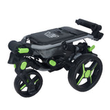 Axglo V2 Golf Push Cart - 3-Wheel - Patented 1-Step Folding System | MaxStrata®