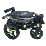 Axglo V2 Golf Push Cart - 3-Wheel - Patented 1-Step Folding System | MaxStrata®