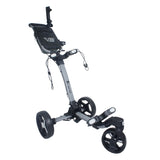 Axglo V2 Golf Push Cart - 3-Wheel - Patented 1-Step Folding System | MaxStrata®