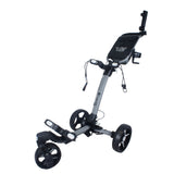 Axglo V2 Golf Push Cart - 3-Wheel - Patented 1-Step Folding System | MaxStrata®