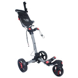 Axglo V2 Golf Push Cart - 3-Wheel - Patented 1-Step Folding System | MaxStrata®