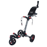 Axglo V2 Golf Push Cart - 3-Wheel - Patented 1-Step Folding System | MaxStrata®