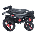 Axglo V2 Golf Push Cart - 3-Wheel - Patented 1-Step Folding System | MaxStrata®