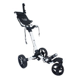 Axglo V2 Golf Push Cart - 3-Wheel - Patented 1-Step Folding System | MaxStrata®