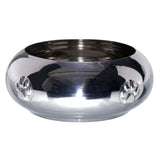 Unspill-a-Bowl® Stainless Steel Double Dog Bowl & Stand Bundle - Paws Pattern | No Spill, Long Ears, Slow Feeding | MaxStrata®