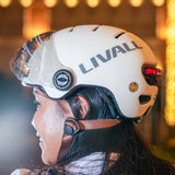 LIVALL L23 Cycling Smart Helmet with Removable Visor - Large (22.8- 24.4 in) | MaxStrata®