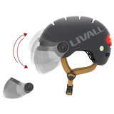 LIVALL L23 Cycling Smart Helmet with Removable Visor - Large (22.8- 24.4 in) | MaxStrata®