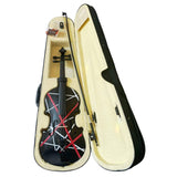 Rozanna’s Violins Red, White & Black Wrap Violin Outfit 1/2 | Ebony Fittings | MaxStrata®