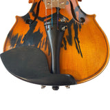 Rozanna's Violins Lion Spirit Violin Outfit - Golden Eyes 3/4 | Includes Bow, Rosin, Case & Strings | MaxStrata®