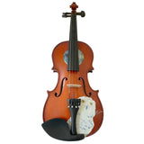 Rozanna's Violins Mystic Owl Violin Outfit 3/4 | Brazilwood with Ebony Fittings | MaxStrata®