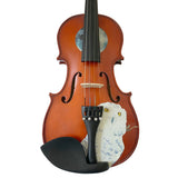 Rozanna's Violins Mystic Owl Violin Outfit 3/4 | Brazilwood with Ebony Fittings | MaxStrata®