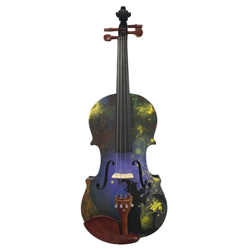 Rozanna’s Violins Wizard Violin Outfit 4/4 | Includes Bow, Rosin, Case & Strings | MaxStrata®