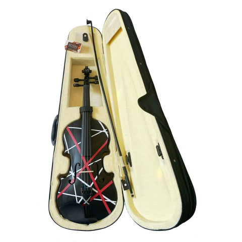 Rozanna’s Violins Wrap Splat Violin Outfit 3/4 | Includes Bow, Rosin, Case & Strings | MaxStrata®