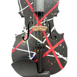 Rozanna’s Violins Wrap Splat Violin Outfit 3/4 | Includes Bow, Rosin, Case & Strings | MaxStrata®