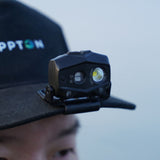 Rippton StellarLight δ 365 Headlamp | Rechargeable Lightweight IP66 Waterproof Motion Sensor Long Last Flashlight | MaxStrata®