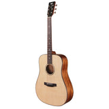 Tyma TD-10E Dreadnought Acoustic-Electric Guitar with Pick Up | Solid Sitka Spruce Top | MaxStrata®