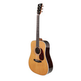 Tyma TD-28E Dreadnought Acoustic-Electric Guitar with Pickup | All-Solid Sitka Spruce Top & Solid Rosewood B&S | MaxStrata®